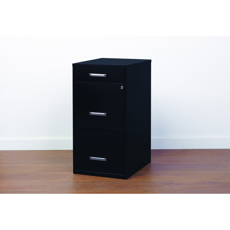 Rebrilliant Jerry 14.25'' Wide 3 Drawer Steel Vertical Filing